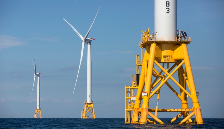 The Maryland Public Service Commission has awarded renewable energy credits for two projects off Maryland's Eastern Shore near Ocean City. Those projects significantly outrank the nation's sole offshore wind farm, known as Block Island, off Rhode Island. (AP Photo/Michael Dwyer, File)