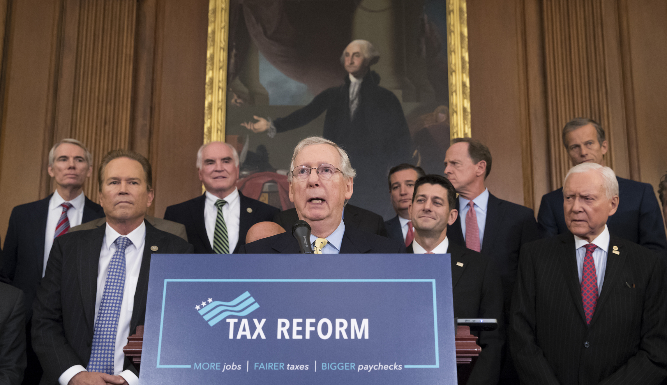 GOP eyes lower top individual rate, higher corporate rate in tax bill