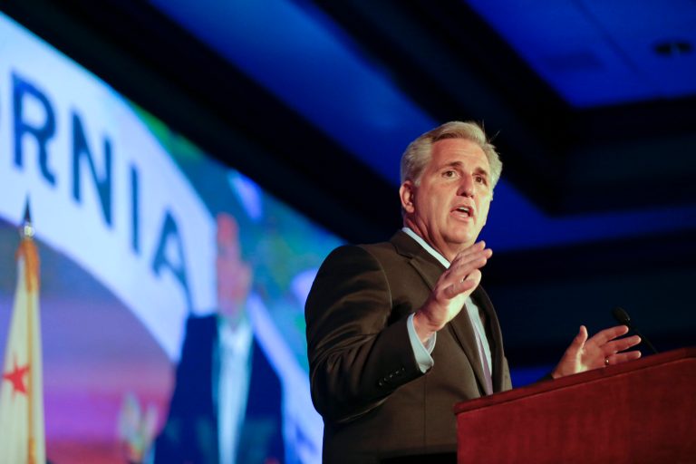 House Majority Leader Kevin McCarthy said congressional intervention would hinge on the deal Obama tries to make with Iran. (AP Photo/Chris Carlson)