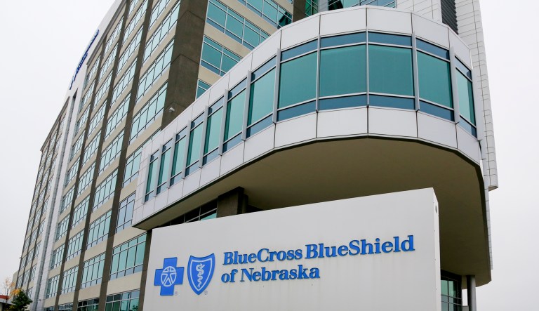 The Blue Cross Blue Shield of Nebraska announced Thursday that it would not be participating in the Obamacare exchange in the state next year. (AP Photo/Nati Harnik)