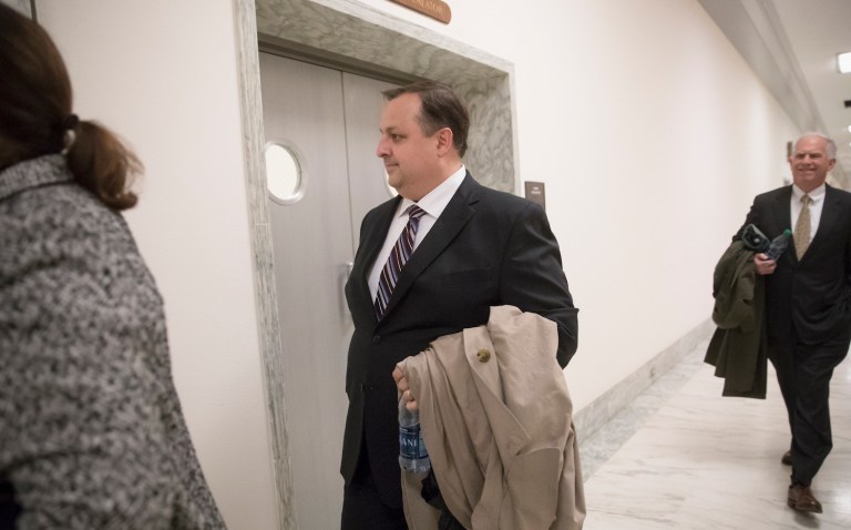 Shaub engages in spouting truisms and ad hominem attacks. (AP Photo/J. Scott Applewhite)