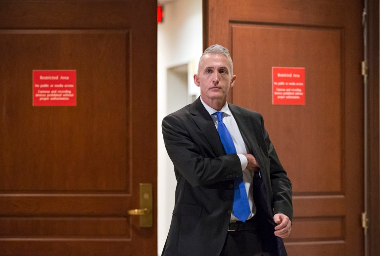 House Benghazi Committee Chairman Rep. Trey Gowdy said his panel is working to wrap up a months-long investigation of the 2012 terror attack before this summer. (AP Photo/J. Scott Applewhite)