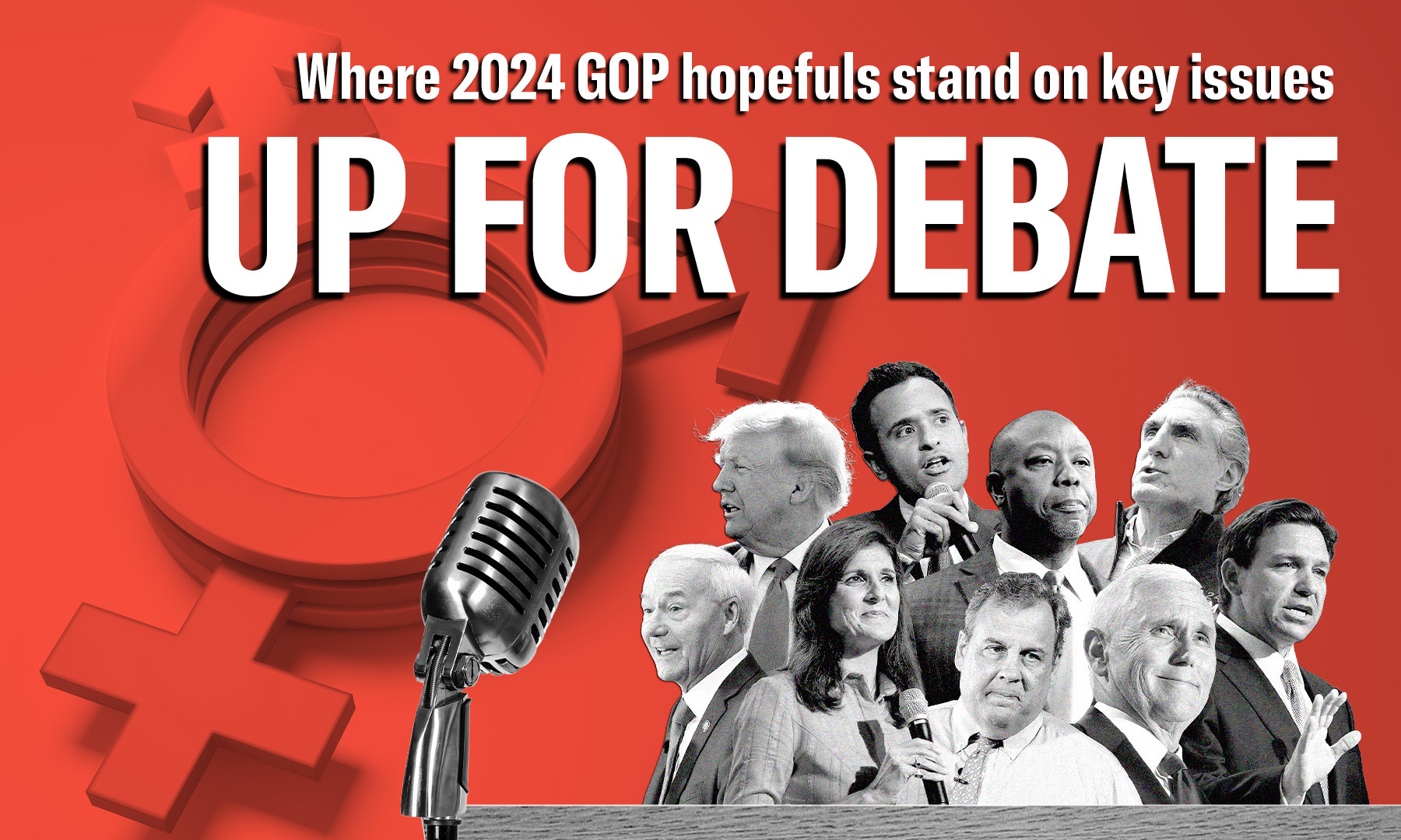 Up for Debate: Trump, DeSantis, and other 2024 GOP hopefuls’ stances on transgender issues