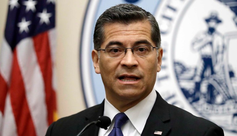 California Attorney General Xavier Becerra said Thursday: 