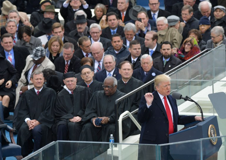 Congress as divided on Trump's speech as it likely will be on his agenda. (AP Photo/Susan Walsh)
