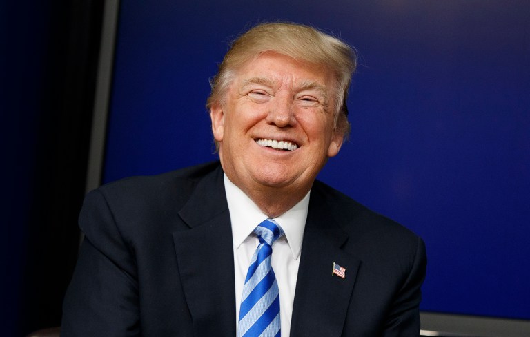 President Trump suggested Tuesday that he may be looking to relax regulations to spur a resurgence in renewable energy from hydropower dams. (AP Photo/Evan Vucci)