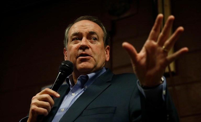 Former Arkansas Gov. Mike Huckabee has come under fire for a tweet he made on Cinco de Mayo. (AP Photo/Kiichiro Sato)