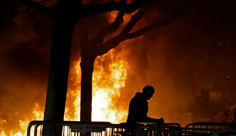 Not every school is Berkeley, but students whose views deviate from progressive dogma grapple on a daily basis with their right to free speech, especially at public institutions. (AP Photo/Ben Margot, File)