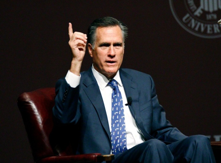 Using Donald Trump's social medium of choice, Mitt Romney tweeted that 