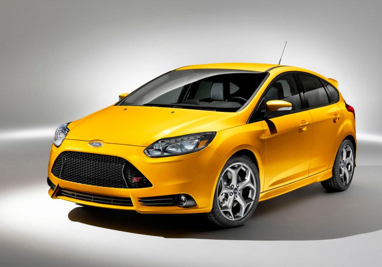 This undated image provided by Ford shows the 2014 Ford Focus ST hatchback. (AP Photo/Ford Motor Company)