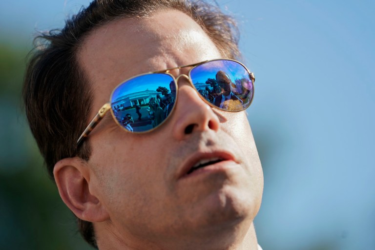 Scaramucci Wears Women’s Sunglasses