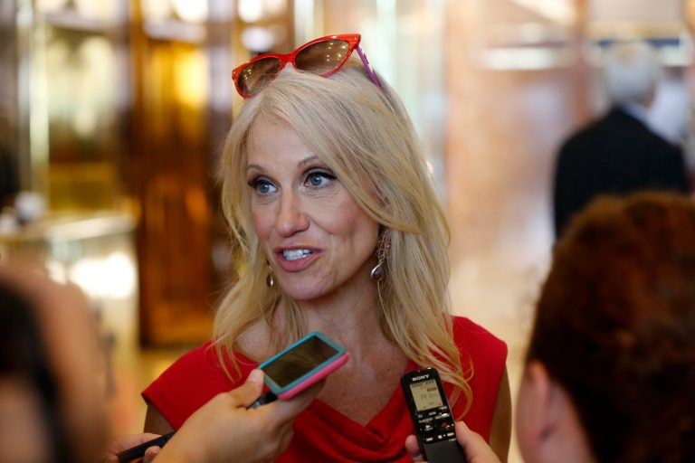 Kellyanne Conway, new campaign manager for Republican presidential candidate Donald Trump. (AP Photo/Gerald Herbert)