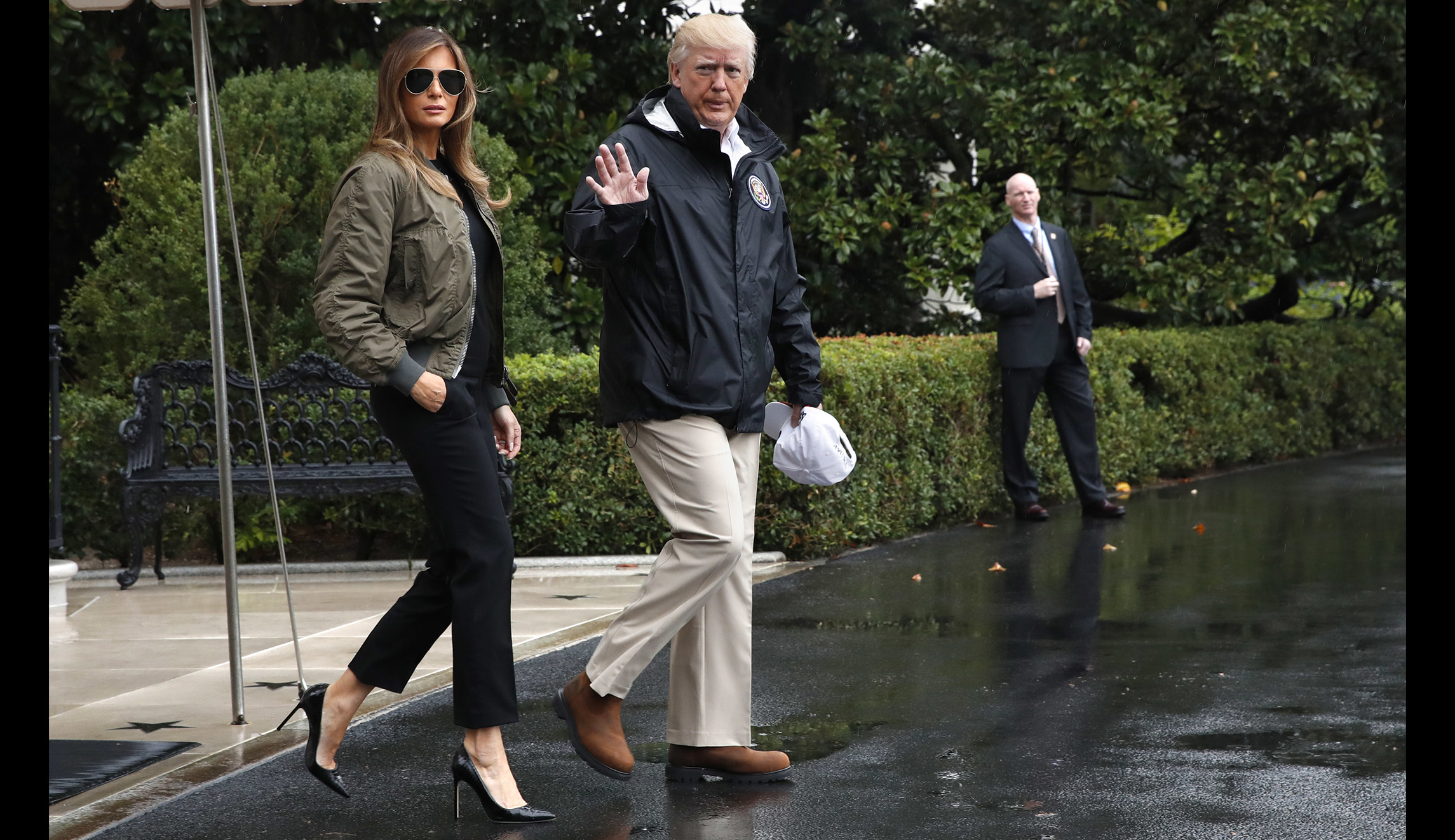 Journalists mock Melania Trump for wearing stilettos on her trip to Texas