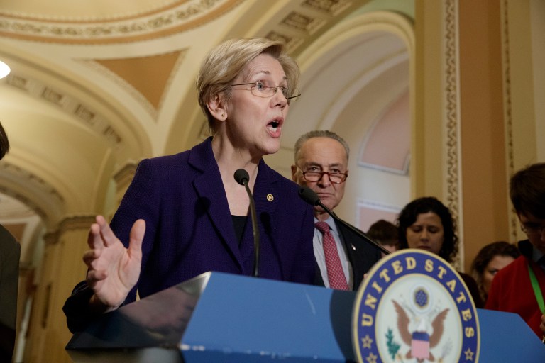 The group also wants who has been granted waivers from signing the administration's ethics pledge revealed. (AP Photo/J. Scott Applewhite)