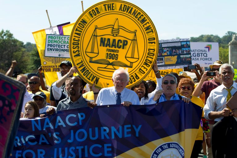 A Public Policy Polling survey found in early September that just 14 percent of black Democratic primary voters back Sanders, compared to Clinton's 65 percent. (AP file photo/Jose uis Magana)