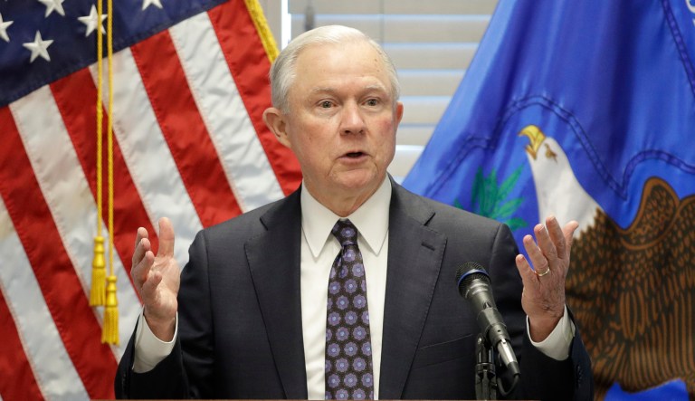 According to Attorney General Jeff Sessions four cities have expressed interest in the department's Public Safety Partnership, or PSP, program. (AP Photo/John Locher, File)