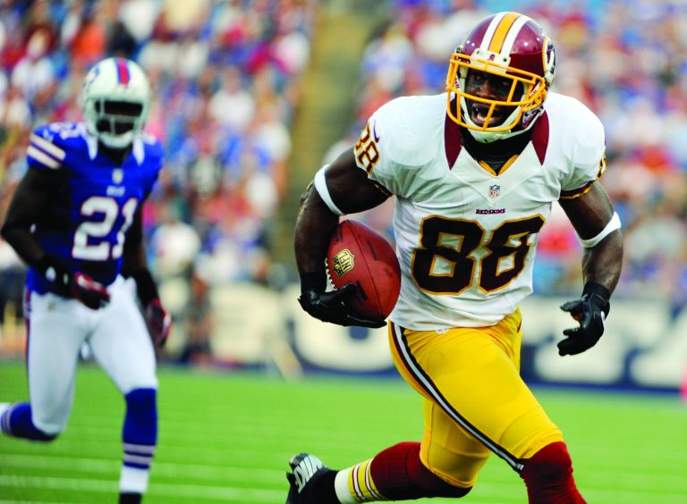 AP
Pierre Garcon is optimistic that he will play on Sunday against the Eagles.
