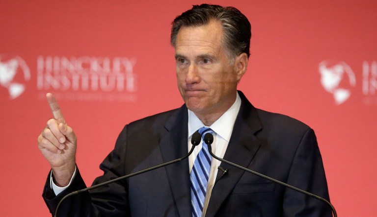 Mitt Romney has not confirmed whether Tapper's account is true or why he chose not to make the announcement himself. (AP Photo/Rick Bowmer, File)