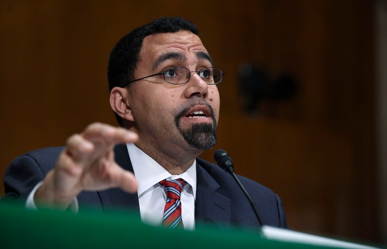 Speculation is already starting as to who might take the position of education secretary, currently held by John King. King himself could still keep the job in a Clinton administration. (AP Photo/Susan Walsh)