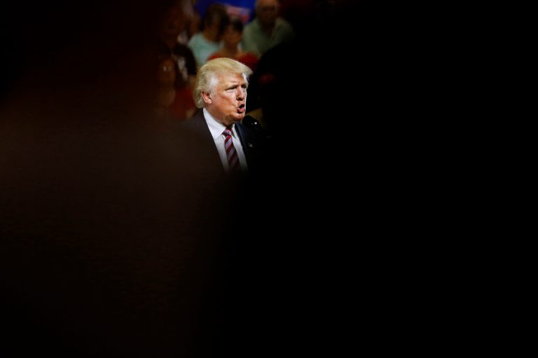 Trump is unapologetically jettisoning long-entrenched GOP orthodoxy on trade. (AP Photo/Patrick Semansky)