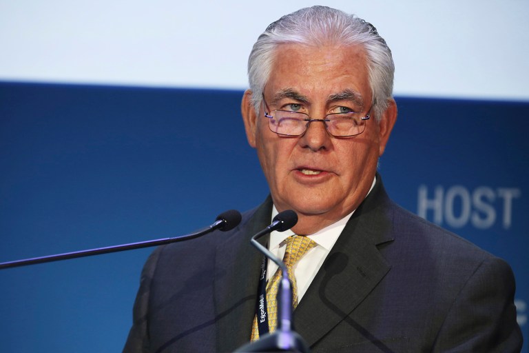 Rex Tillerson will receive a $180 million retirement package from Exxon Mobil in order to completely separate himself from the oil giant before facing confirmation. (AP Photo/Jon Gambrell, File)