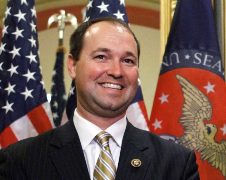 Rep. Marlin Stutzman of Indiana announced Thursday that he was running for House majority whip. (AP Photo)