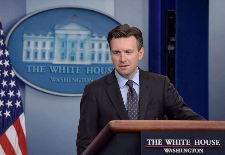 White House spokesman Josh Earnest said aboard Air Force One that there was a 
