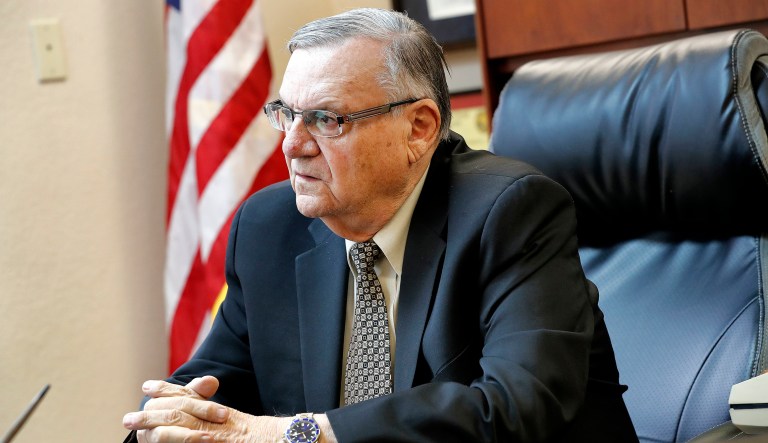 Former Maricopa County Sheriff and U.S. Senate candidate Joe Arpaio announced Tuesday that he would run for the Senate seat being vacated by fellow Republican Jeff Flake. (AP Photo/Matt York)