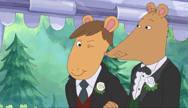 A still from the children's TV show, "Arthur."