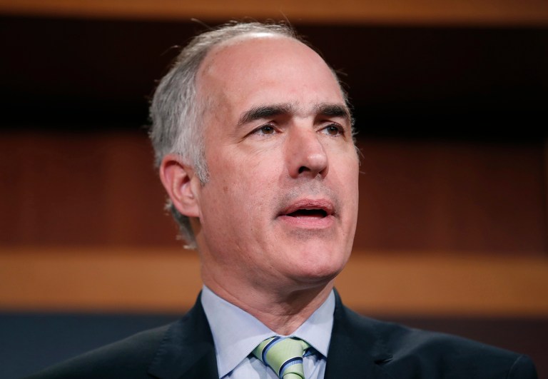 The senator says he has spoken with White House chief of staff Reince Priebus about the mother and 5-year-old child who are being detained at a facility. (AP Photo/Alex Brandon)