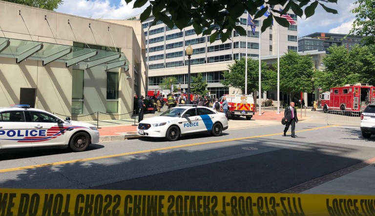 The outside of the Bureau of Alcohol, Tobacco, Firearms and Explosives in Washington D.C.