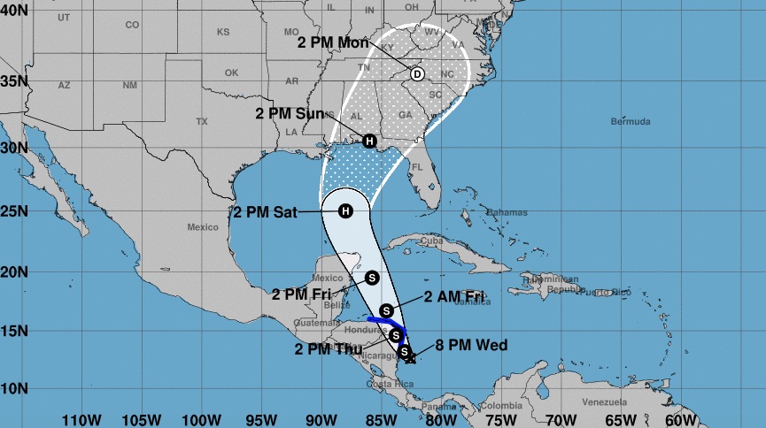 Another hurricane threat looms over southeast US