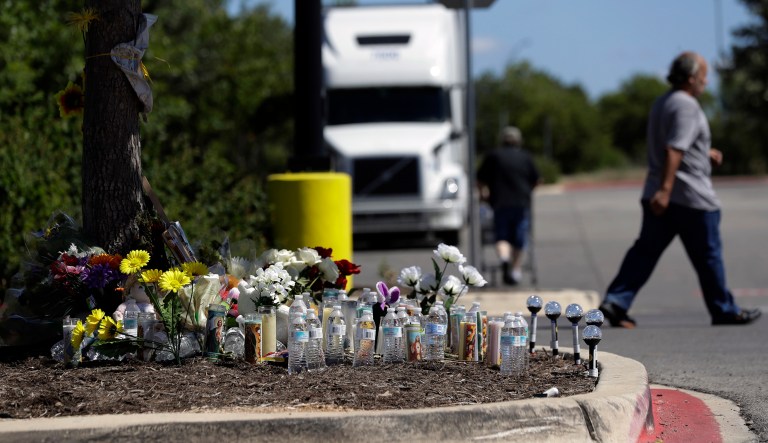 San Antonio police arrested James Bradley Jr. in July after discovering his tractor-trailer full of 39 illegal immigrants outside a Walmart store. (AP Photo/Eric Gay)
