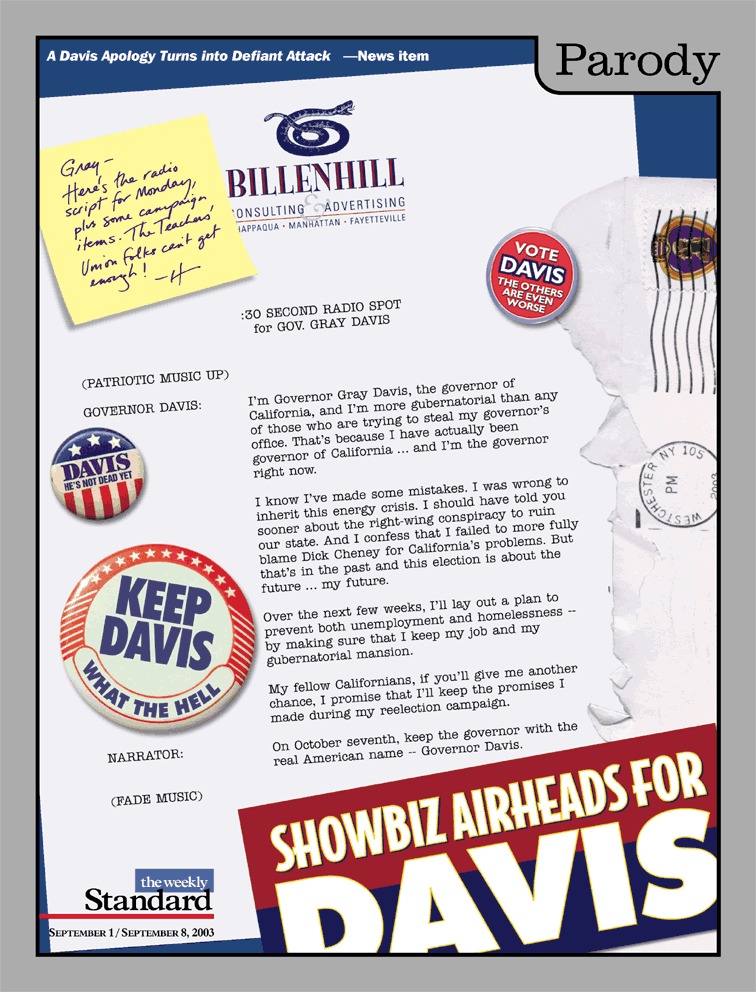 Gray Davis’s “apology.”