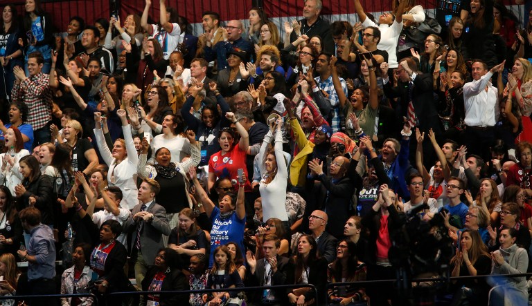 One of the surprising things about the rising generation is not how angry they are, but how angry they could be: Kids born in the late 1980s and early 1990s were just reaching voting age when the election of 2000 threw their democracy into chaos, and when Sept. 11, 2001, turned their safe and secure world upside down. (John Taggart/Bloomberg)