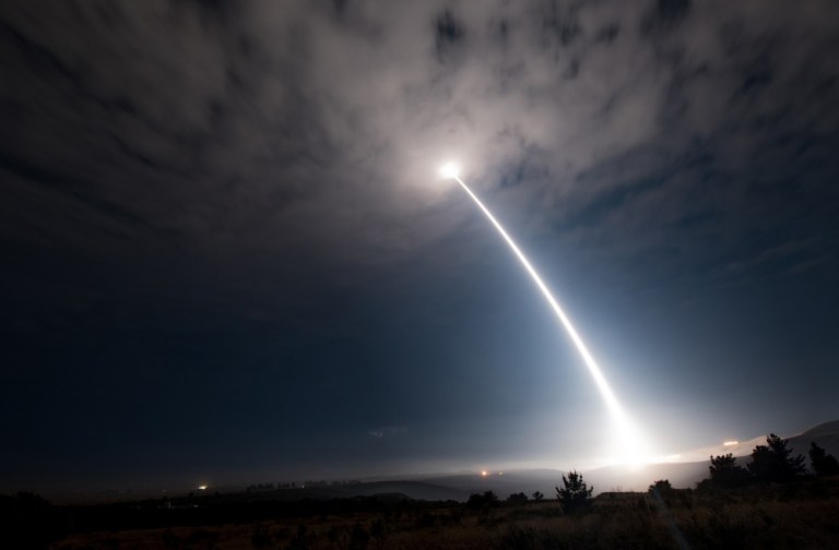 Each time the Air Force tests one of its unarmed Minuteman III missiles, most recently this month, it's viewed as a message to North Korea, even though Air Force officials point out that the tests are planned years in advance.