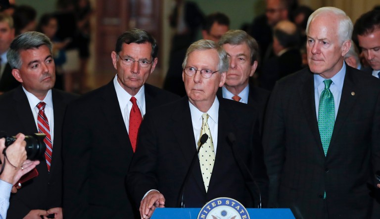 Failing to repeal Obamacare could mean no tax reform, no growing economy, no entitlement reform and, quite possibly, no control of any of the power centers on either end of Pennsylvania Avenue. (AP Photo/Carolyn Kaster)