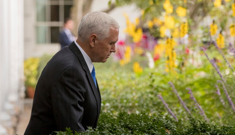 As soon it was reported that former National Security Advisor Michael Flynn pleaded guilty Friday to lying to the FBI, several journalists speculated about Vice President Mike Pence's possible complicity. (AP Photo/Andrew Harnik)