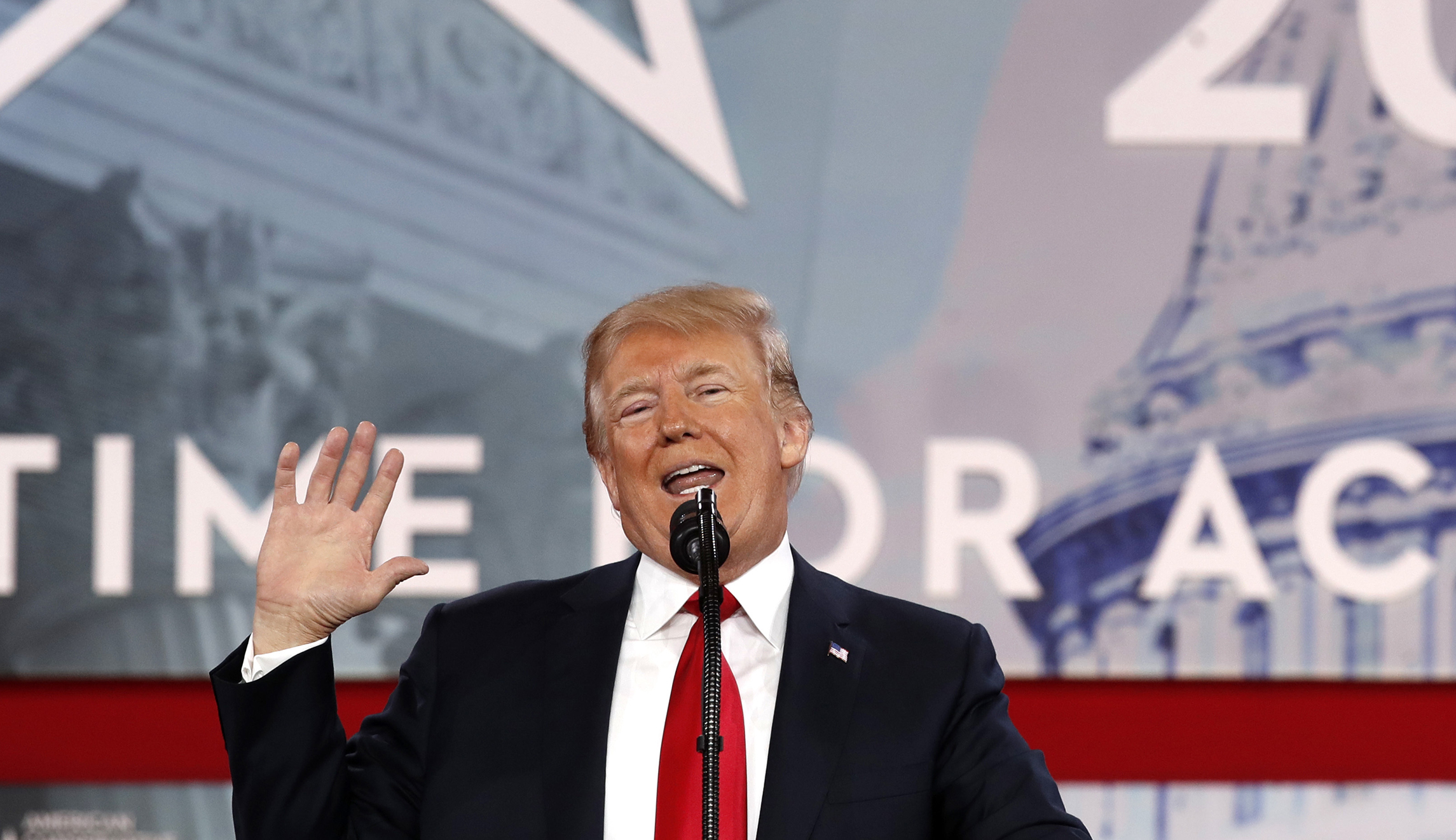 Trump touts tax reform branding techniques at CPAC: ‘People want cuts’