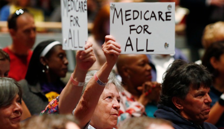 Voters aren't sold on the accomplishments. (AP Photo/David Zalubowski)