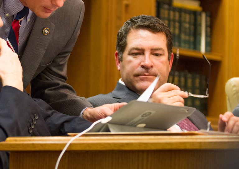 Mark Green, a state senator in Tennessee, told a church group in 2015 that sickness is one of the main avenues that bring people to religion. (AP Photo/Erik Schelzig)