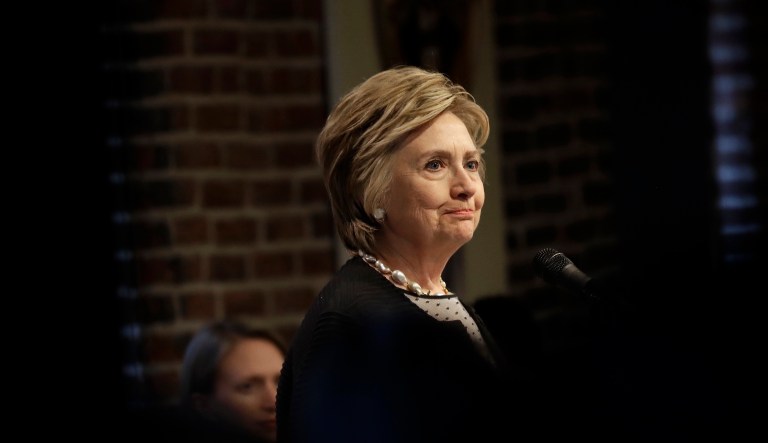 A top adviser on Hillary Clinton's 2008 presidential campaign was accused of sexually harassing another staffer. He was not fired. (AP Photo/Patrick Semansky)