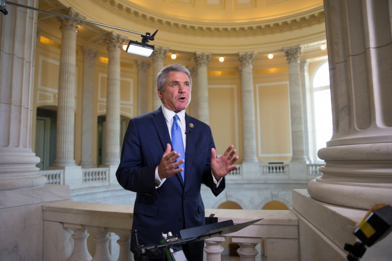 Critics regard McCaul as too lax in this immigration enforcement. (AP Photo/J. Scott Applewhite)
