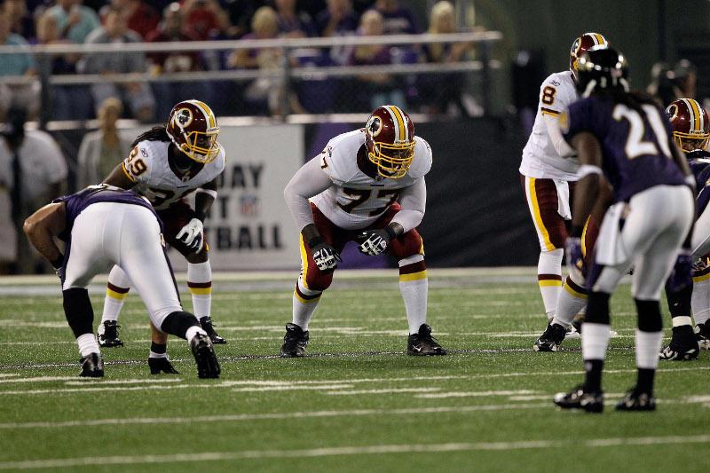 Redskins’ Brown strikes a different pose