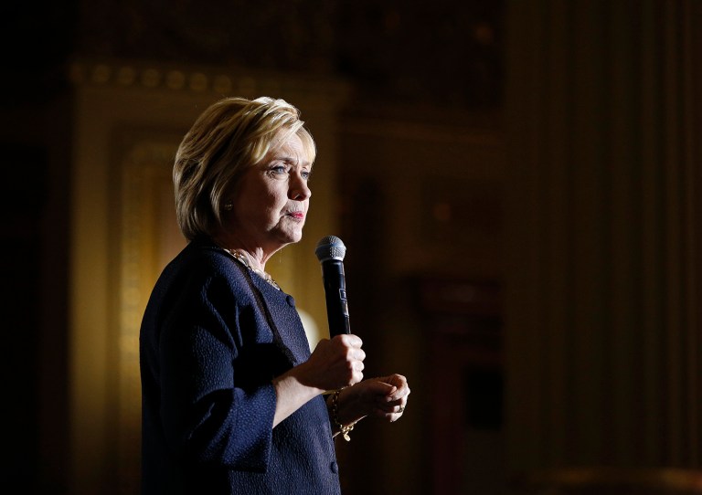 Although Clinton hasn't called for a recount, the defeated Democrat isn't standing in the way. (AP Photo/John Locher)