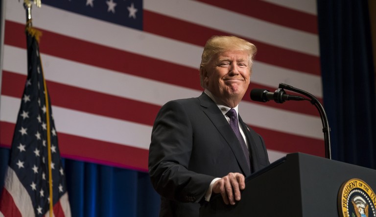 President Trump called himself a 