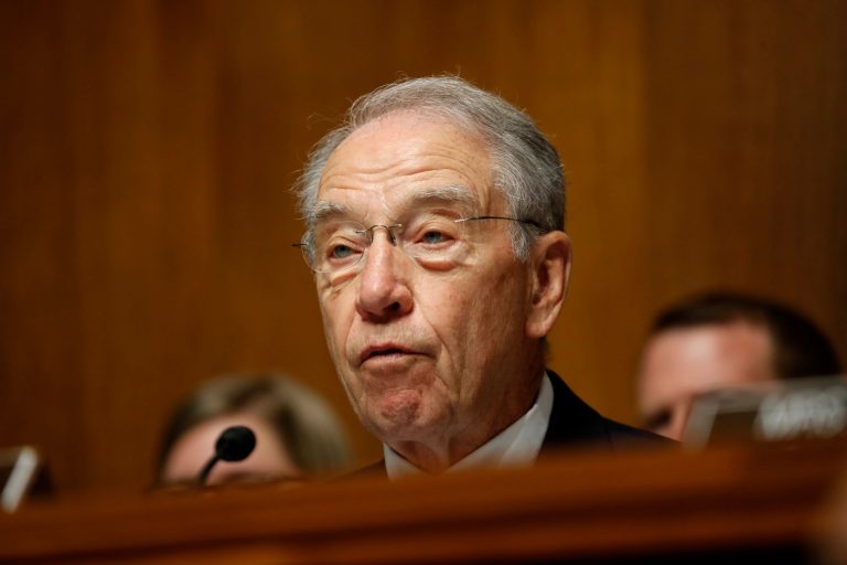 Senate Judiciary Chairman Chuck Grassley urged the 