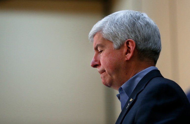 In newly released emails, Dennis Muchmore, Rick Snyder's chief of staff until late last year, expressed his concern multiple times throughout 2015 that he felt like the state was ignoring Flint residents who were complaining about their water. (AP Photo)