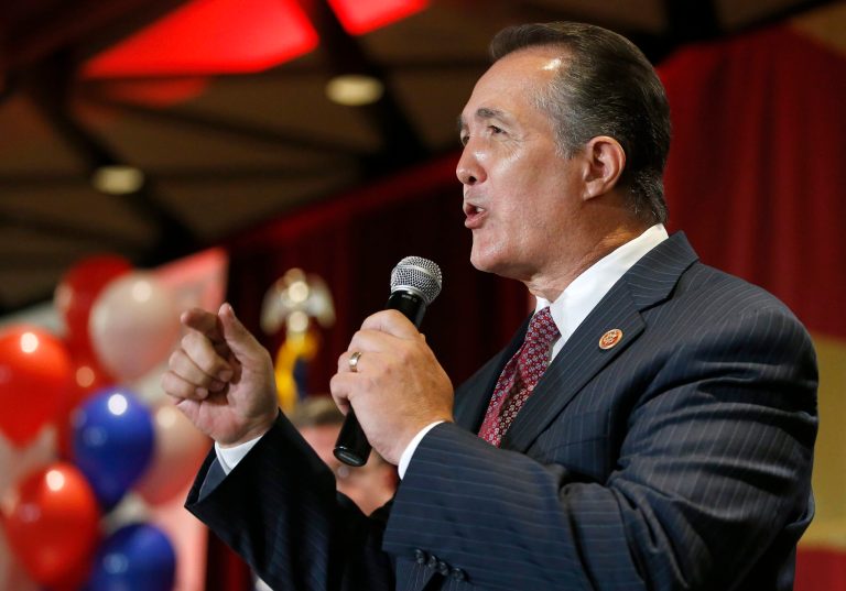 The objective of Democrats leading up to the next election is to deliberately engineer an extended government shutdown, Rep. Trent Franks argues. (AP file photo/Ross D. Franklin)