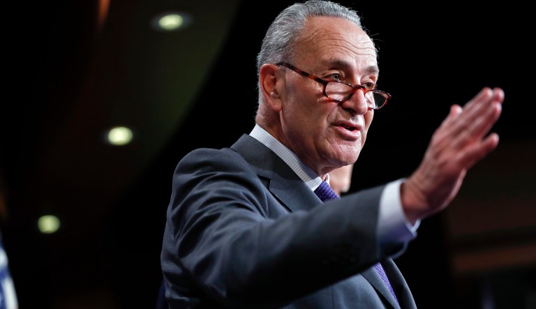 The Senate minority leader said a spending bill or a bipartisan healthcare deal may be the vehicle to arrive at an agreement on Obamacare's cost-sharing reduction payments. (AP Photo/Pablo Martinez Monsivais)